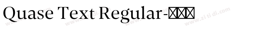 Quase Text Regular字体转换